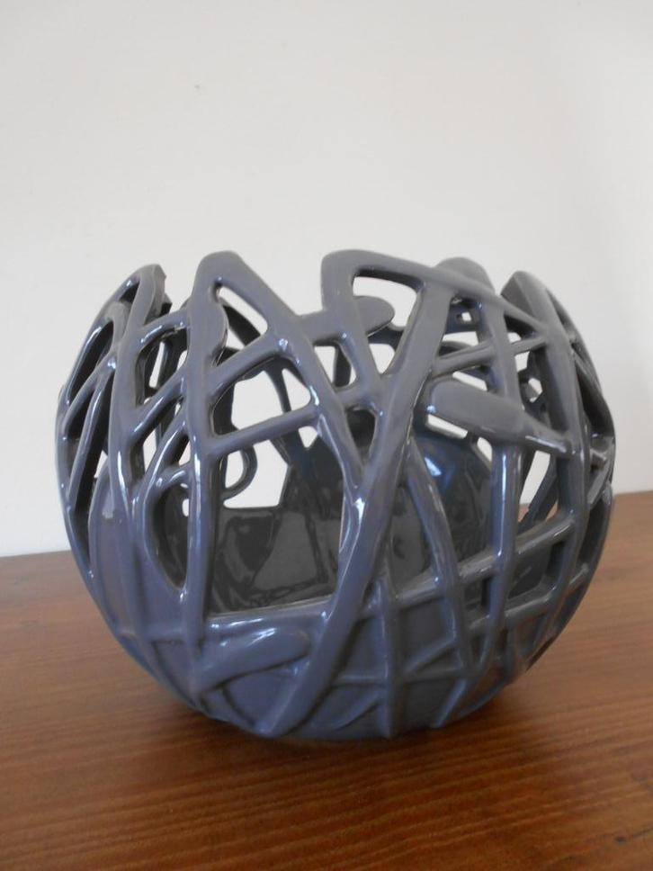 Grote kaarsenhouder/theelichthouder  RASTELI, Huis en Inrichting, Woonaccessoires | Kandelaars en Kaarsen, Zo goed als nieuw, Kaars