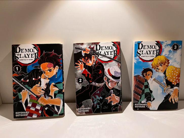 Demon Slayer 1-2-3, Boeken, Strips | Comics, Gelezen, Meerdere comics, Japan (Manga), Ophalen
