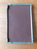 Vintage fotolijst 8 x 13 cm, zilverkleurig metaal, Ophalen of Verzenden, Gebruikt