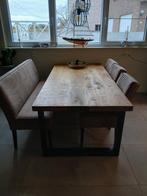 Tafel met bank en 3 stoelen, Huis en Inrichting, Ophalen