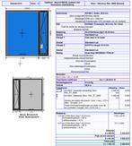 2x raam aluminium mat zwart zwart RAL 9005, Doe-het-zelf en Bouw, Ophalen, Nieuw, Overige typen