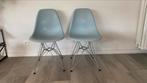 Set van 2 Vitra Eames DSR Stoelen ice grey, Huis en Inrichting, Stoelen, Ophalen, Zo goed als nieuw