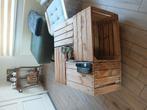 Salontafel fruitkisten, Huis en Inrichting, Woonaccessoires | Kisten, Ophalen, Gebruikt
