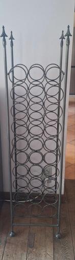 Decoratief stevig wijnrek, Ophalen, Zo goed als nieuw, Metaal