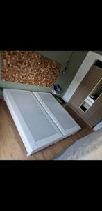 BOXSPRINGBED, Huis en Inrichting, Ophalen, 90 cm, Wit, Tweepersoons