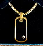 KETTING GUARDIAN ALPHA SIERRA MET 70€ KORTING! 💯%NIEUW!, Handtassen en Accessoires, Kettingen, Ophalen of Verzenden, Nieuw, Goud