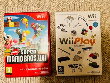 Vends Super Mario Bros Wii + Wiiplay beschikbaar voor biedingen