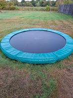 Ingegraven trampoline 3,60 m doorsnee, Ophalen, Gebruikt