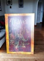 Travel to India 70x100 grote canvasprint, Ophalen