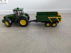 Traktor John Deere met aanhangwagen (60cm lang), Comme neuf, Enlèvement