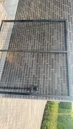 Zwarte tuinpoort, Tuin en Terras, Ophalen, Gebruikt, IJzer, Met poort