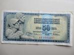 Joegoslavie 50 Dinara 1968, Postzegels en Munten, Bankbiljetten | Europa | Niet-Eurobiljetten, Ophalen of Verzenden, Joegoslavië