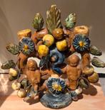 Mexicaanse kleine terracottakandelaar, Antiek en Kunst, Ophalen