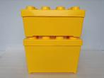 2 Lego opbergdozen ca. 18 cm - 26,5 cm (geen inhoud), Ophalen of Verzenden, Gebruikt, Lego