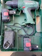 Bosch PSB 14.4 VE-2 + AL60DV draadloze boormachine, Doe-het-zelf en Bouw, Ophalen, Gebruikt