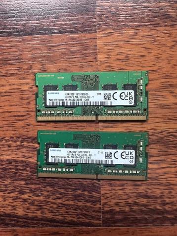 Samsung 8 GB (2x 4GB) RAM disponible aux enchères