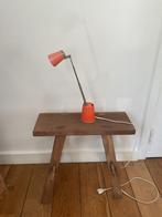 Vintage leeslampje, oranje, Ophalen of Verzenden, Gebruikt