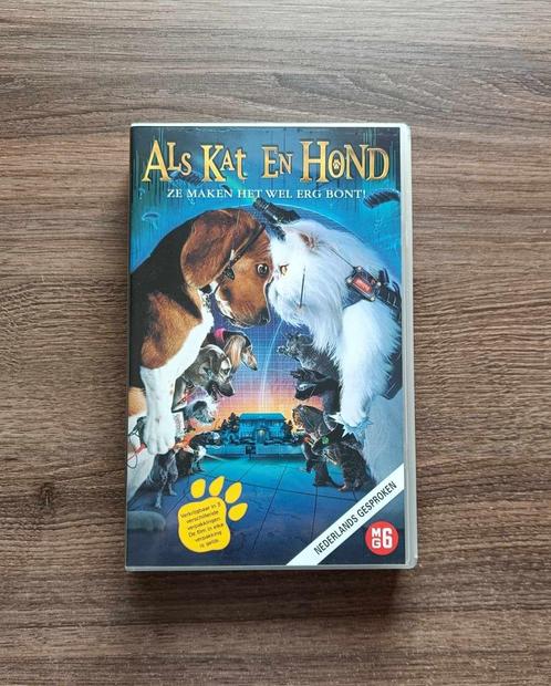 NIEUW -VHS- Als Kat en Hond - Nederlands - Warner Bros - €5, Cd's en Dvd's, VHS | Film, Nieuw in verpakking, Nederlandstalig, Vanaf 6 jaar