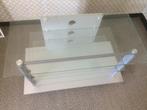Tv tafel, Huis en Inrichting, Tafels | Salontafels, Ophalen, Gebruikt, Glas
