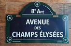 Metaalbord Champs Elysées, Ophalen of Verzenden, Zo goed als nieuw