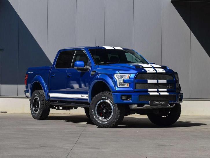 Shelby F-150 SHELBY 750 - Velocity Blue (bj 2019, automaat), Auto's, Jeep, Bedrijf, Te koop, Overige modellen, ABS, Achteruitrijcamera