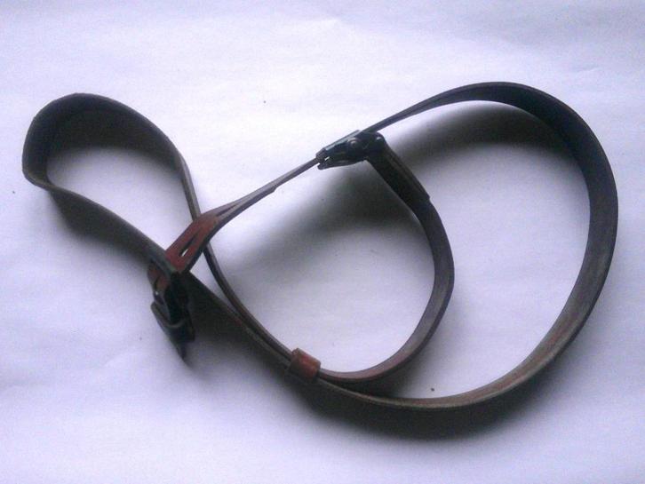 Solide bretelle cuir complète pour Mauser 98K allemand ww2, Verzamelen, Militaria | Tweede Wereldoorlog, Landmacht, Overige typen