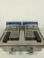 *NIEUW* Professionele friteuse met dubbele roestvrijstalen t, 4 liter of meer, Ophalen of Verzenden, Nieuw, Duo-friteuse
