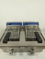 *NEUVE* Friteuse professionnelle double cuves inox, Electroménager, Friteuses, Enlèvement ou Envoi, Neuf, 4 litres ou plus