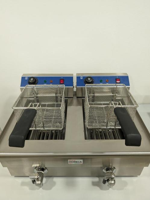 *NEUVE* Friteuse professionnelle double cuves inox, Electroménager, Friteuses, Neuf, 4 litres ou plus, Enlèvement ou Envoi