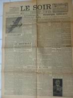 Rare: le "faux" Soir du mardi 9 novembre 1943, 1940 à 1960, Enlèvement ou Envoi, Journal