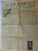 Rare: le "faux" Soir du mardi 9 novembre 1943, 1940 à 1960, Enlèvement ou Envoi, Journal
