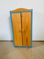 Houten kledingkast voor poppenkleding, Ophalen of Verzenden, Zo goed als nieuw