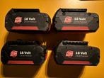 4x Bosch 18V accu’s – bulk set – Li-Ion Professional, Ophalen, Gebruikt