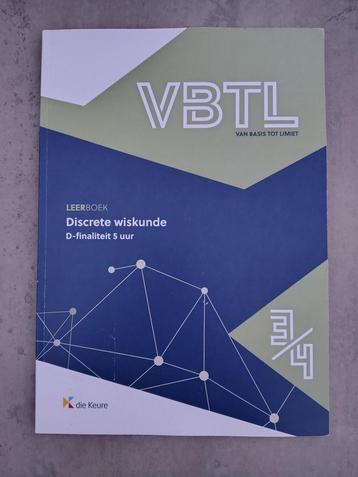 Van basis tot limiet 3/4 doorstroom leerboek discrete wiskun beschikbaar voor biedingen