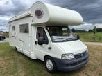 Fiat Ducato 2.8TD 84.000km 1ste eigenaar 8 personen, Standaard zit, Alkoof, Ringverwarming, Fiat