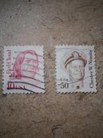 2 postzegels Amerika, Ophalen of Verzenden