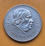 Mexico   1 Peso  1948, Postzegels en Munten, Munten | Amerika, Ophalen of Verzenden, Midden-Amerika, Losse munt, Zilver