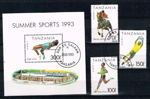 Timbres de Tanzanie - K 1757 - sports, Timbres & Monnaies, Timbres | Afrique, Affranchi, Autres pays, Envoi