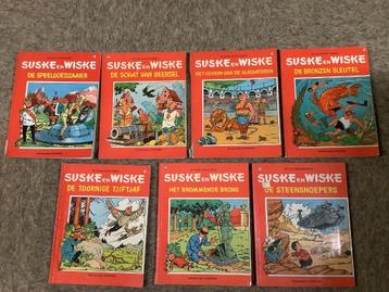 7 strips Suske en Wiske, eerste drukken - 1969-1971-1972