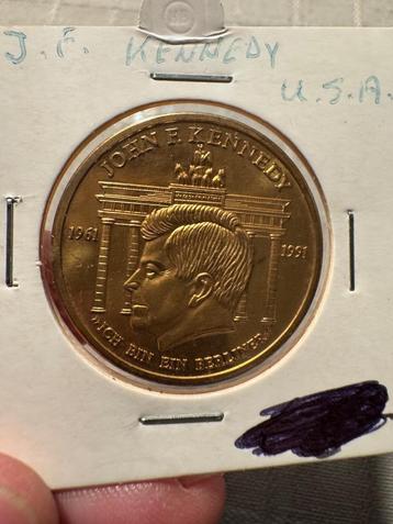 Medaille John F. Kennedy 1961-1991 Duitsland 1961-1963 (247) beschikbaar voor biedingen