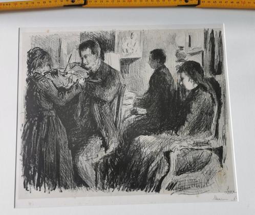 Maximilien LUCE (1858-1941) De vioolles, Antiek en Kunst, Kunst | Schilderijen | Klassiek, Ophalen of Verzenden