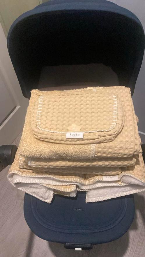 Set Koeka dekentjes e.d., Kinderen en Baby's, Kinderkamer | Beddengoed, Nieuw, Geel, Jongetje of Meisje, Ophalen of Verzenden