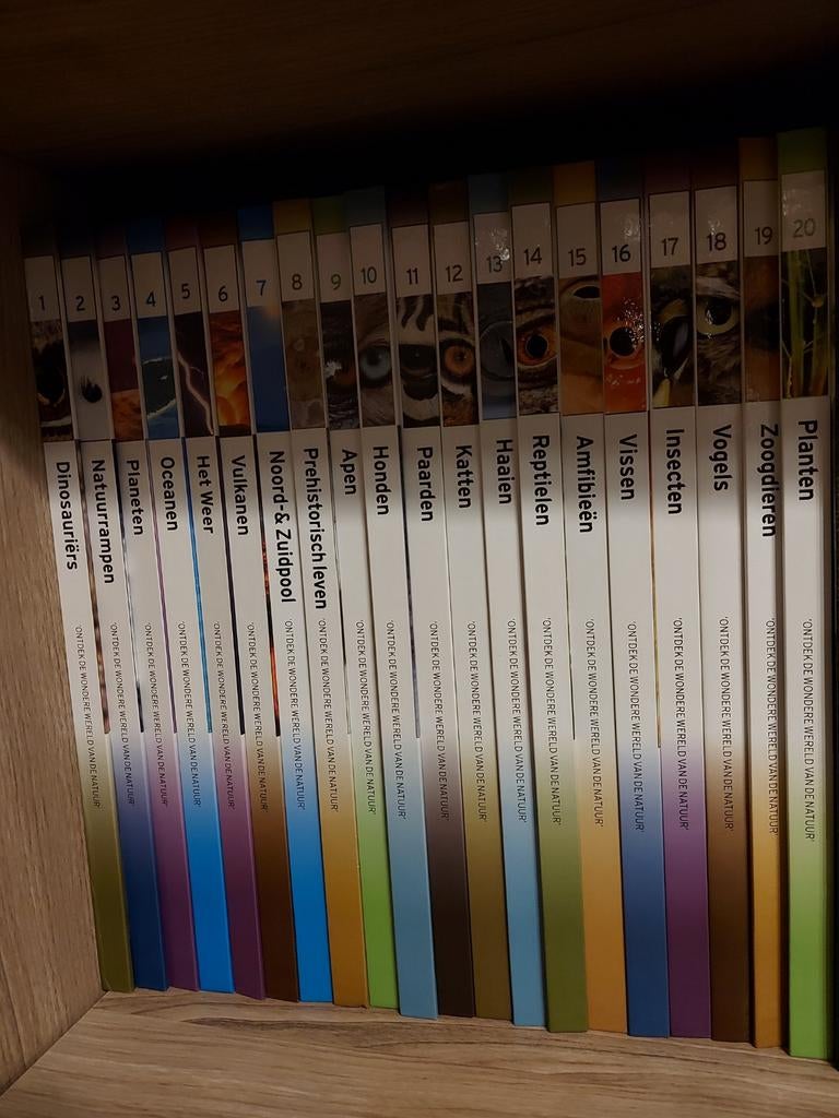 Boekenreeks 'Natuur in Woord en Beeld', Ophalen