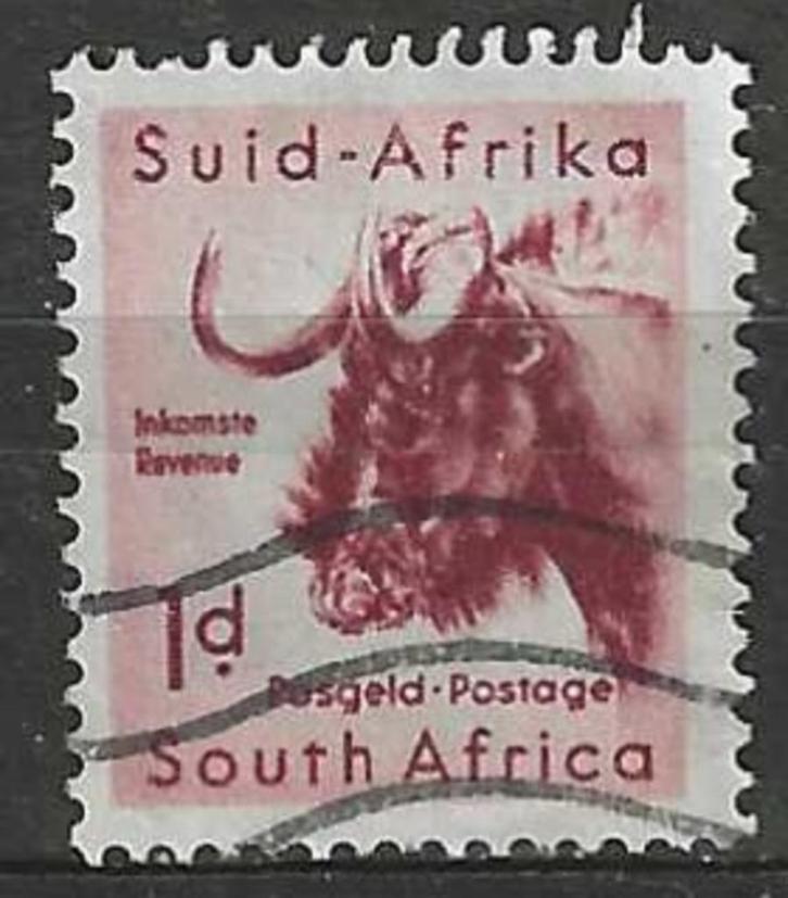 Zuid-Afrika 1954 - Yvert 202 - Gnoe  (ST), Postzegels en Munten, Postzegels | Afrika, Gestempeld, Zuid-Afrika, Verzenden