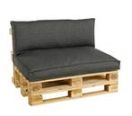 Palletkussens hoekopstelling, Jardin & Terrasse, Accessoires mobilier de jardin, Comme neuf, Enlèvement