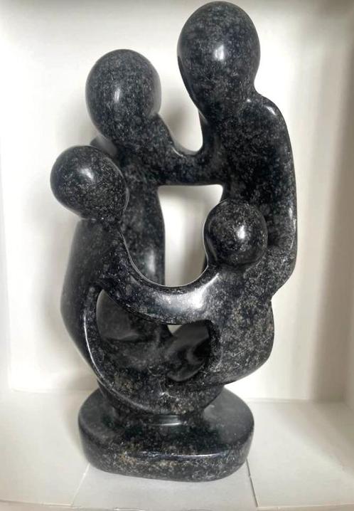 Sculpture en Stéatite - Famille - Zimbabwe, Antiek en Kunst, Kunst | Beelden en Houtsnijwerken, Ophalen