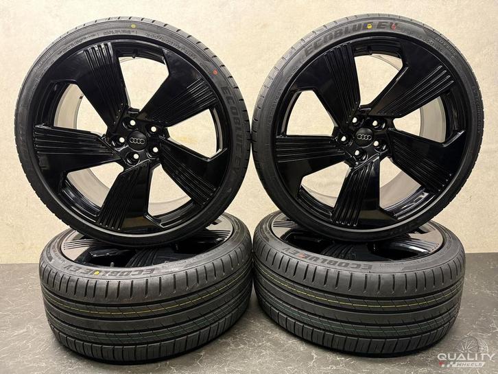 21” Audi A6 S6, A7 S7, RS Q3 Volkswagen Tiguan Velgen + Band, Auto-onderdelen, Banden en Velgen, Banden en Velgen, Zomerbanden