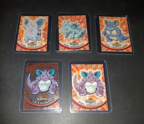 Wotc Era: setje Nidoran Evoline Topps Pokemonkaarten (FRA), Hobby en Vrije tijd, Verzamelkaartspellen | Pokémon, Zo goed als nieuw