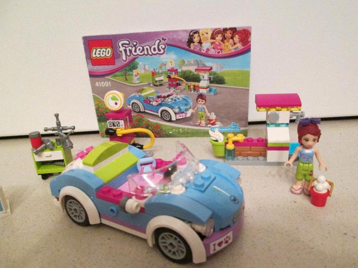 Lego Friends van 2015 nr. 41091 Mia's sportwagen, Kinderen en Baby's, Speelgoed | Duplo en Lego, Zo goed als nieuw, Lego, Complete set