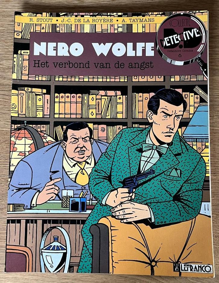 Nero Wolfe - Het verbond van de angst - 1e dr(1990) Strip, Boeken, Stripverhalen, Gelezen, Eén stripboek